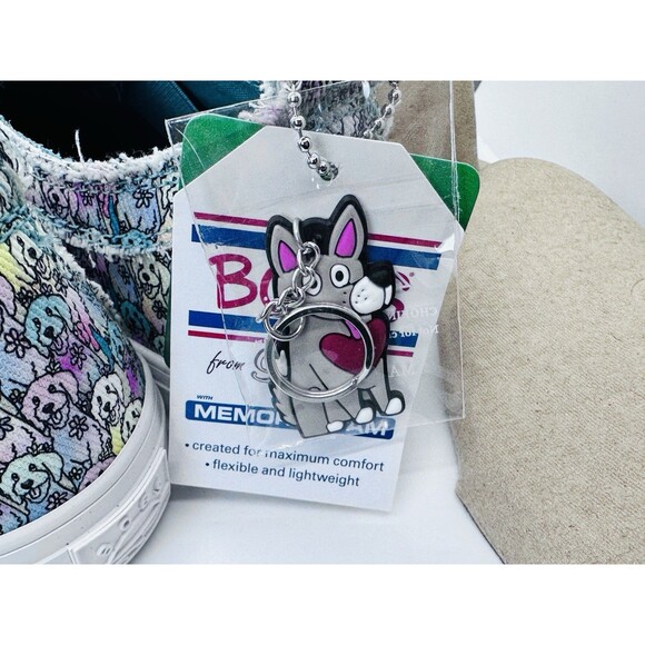 NWT Bobs from Skechers Sneakers Slip Ons Memory Foam Dogs Size 8 Golden doodle - Picture 12 of 12
